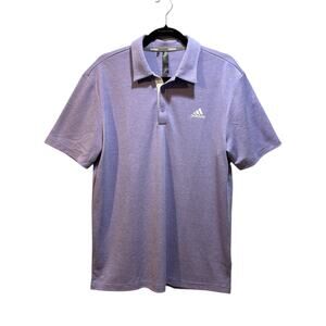 Adidas golf polo shirt men’s medium purple short sleeve
